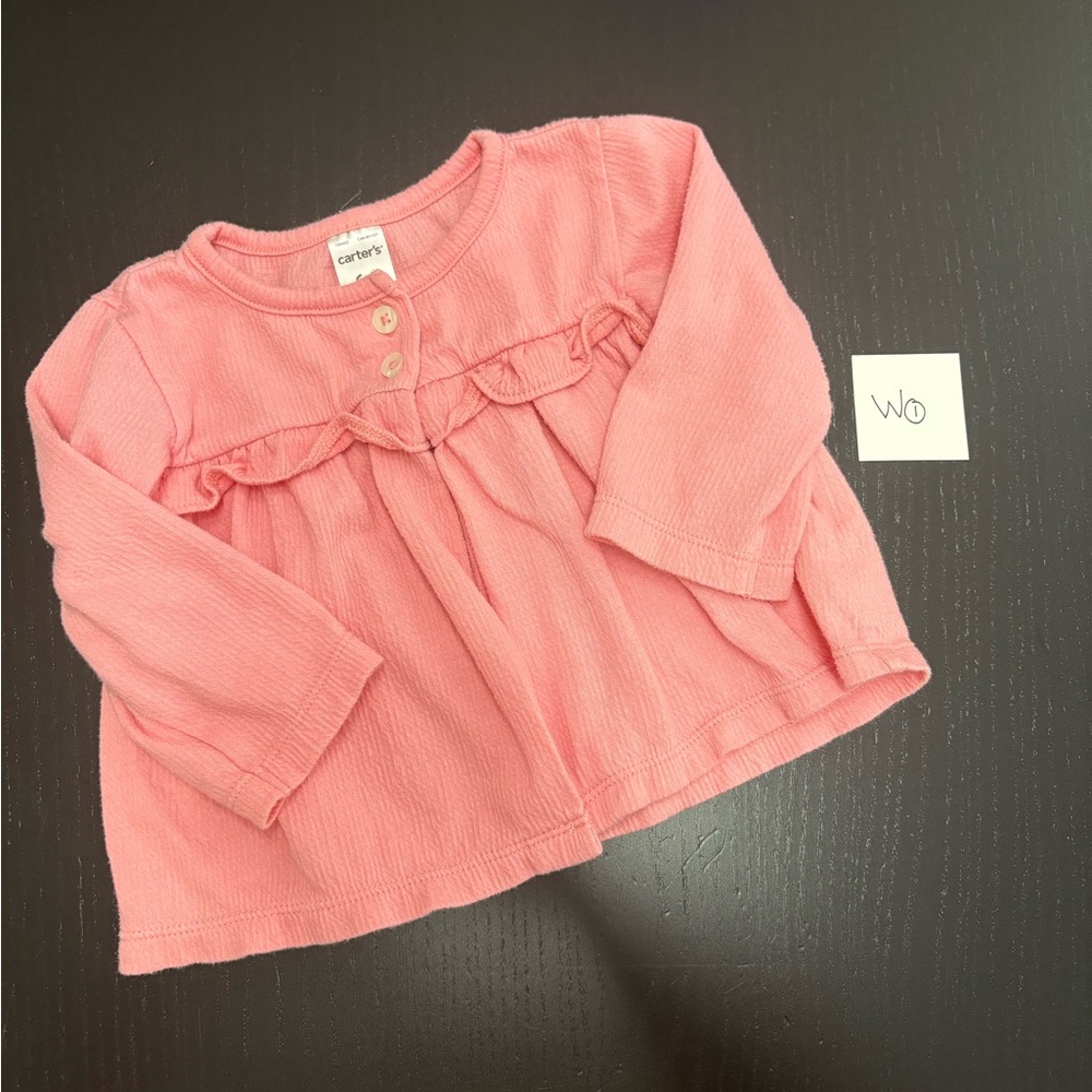 ⭐️5/$10.00⭐️ Carter’s Pink 6m Cardigan Style Sweater